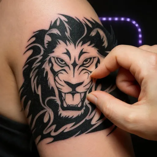 Majestic Lion Head
